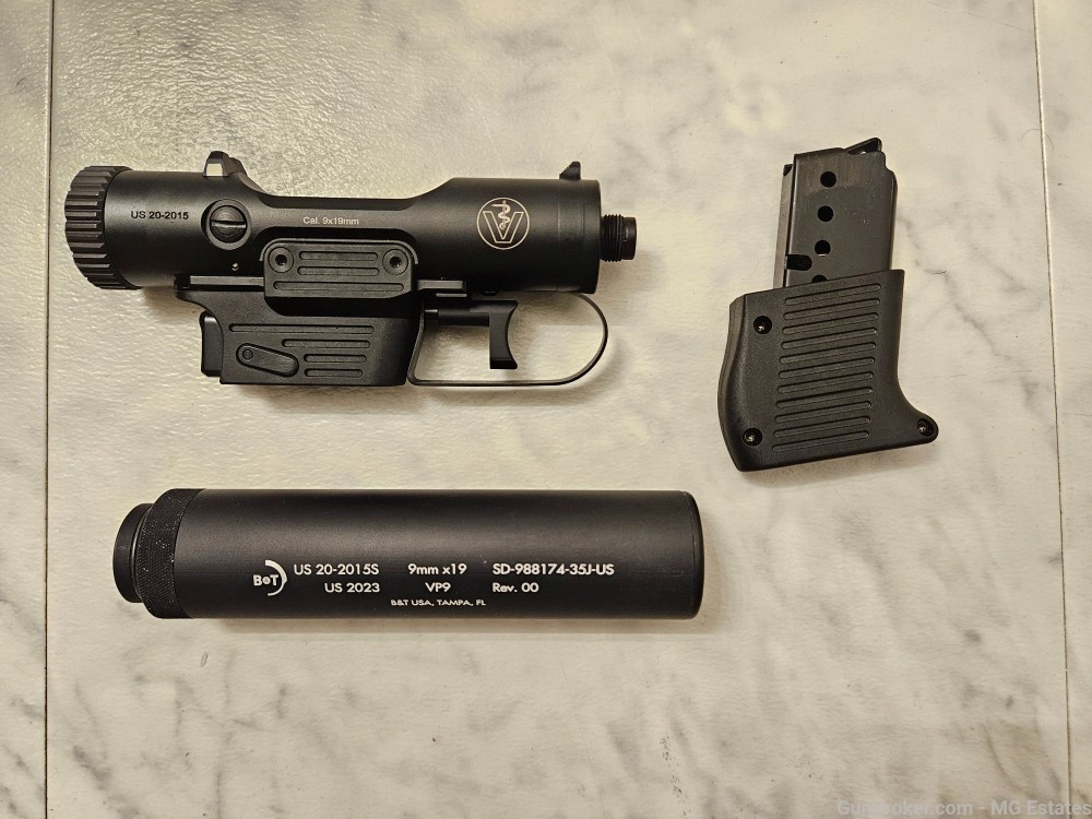 RARE B&T Original VP9 Covert Suppressed Pistol Gov Operational Kit 1 of 250-img-3