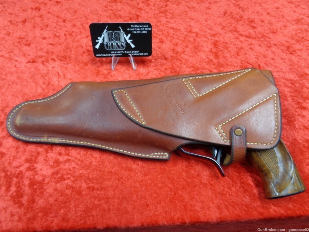 T/C Contender 218 BEE 10" Barrel TC Thompson Leather Holster Early WE TRADE-img-19