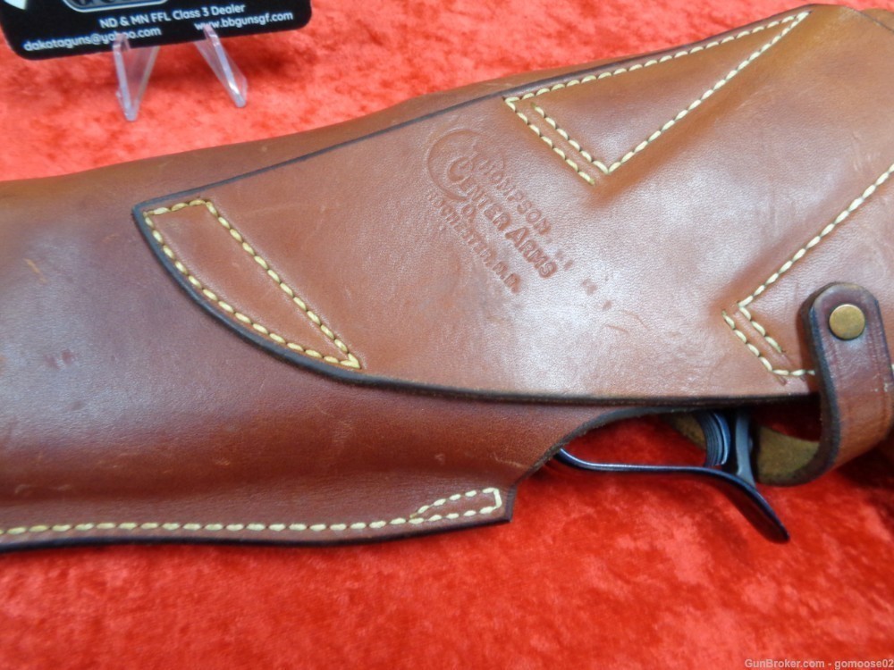 T/C Contender 218 BEE 10" Barrel TC Thompson Leather Holster Early WE TRADE-img-20