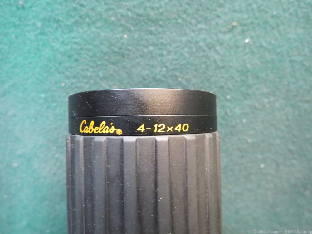 Cabela's Outfitter Rifle Scope 4-12x40 w/ Yardage Adj 1" tube Excellent Con-img-10