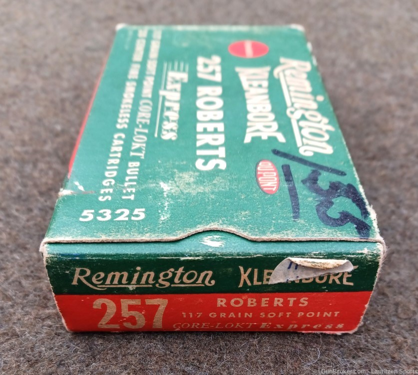 Rare full Box Remington 257 Roberts 117grn Soft Point-20rds-img-4