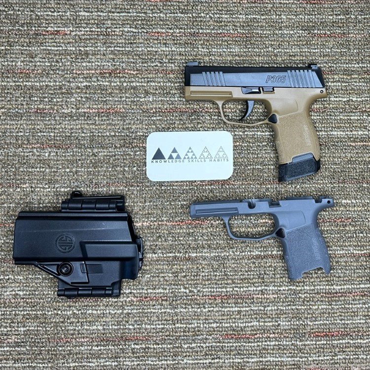 NEW - Sig P365 9mm TacPac - Three 12-Round Mags and Holster (no man safety)-img-1