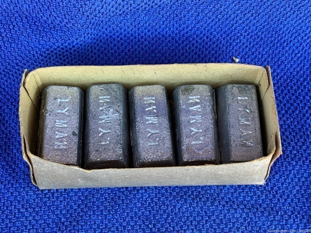 10 LYMAN LEAD INGOTS, FOR BULLETS AND FISHING-img-0