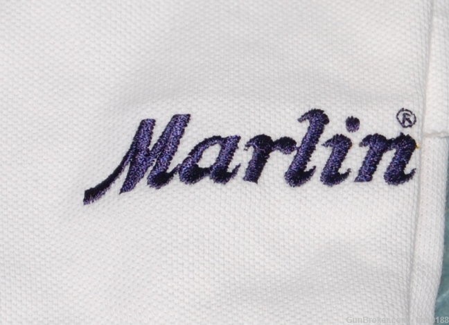 Marlin Firearms Polo Type White Shirt XL Outer Banks New-img-1