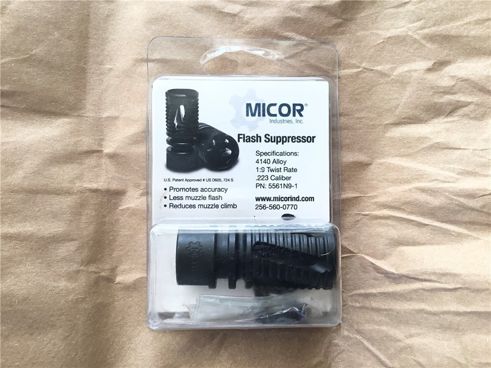 New Micor flash hider 1in9" twist barrels 1n9 NR-img-0