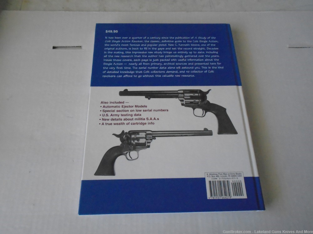 New Colt Single Action Army Revolver Study: New Discoveries Hardcover Book!-img-6