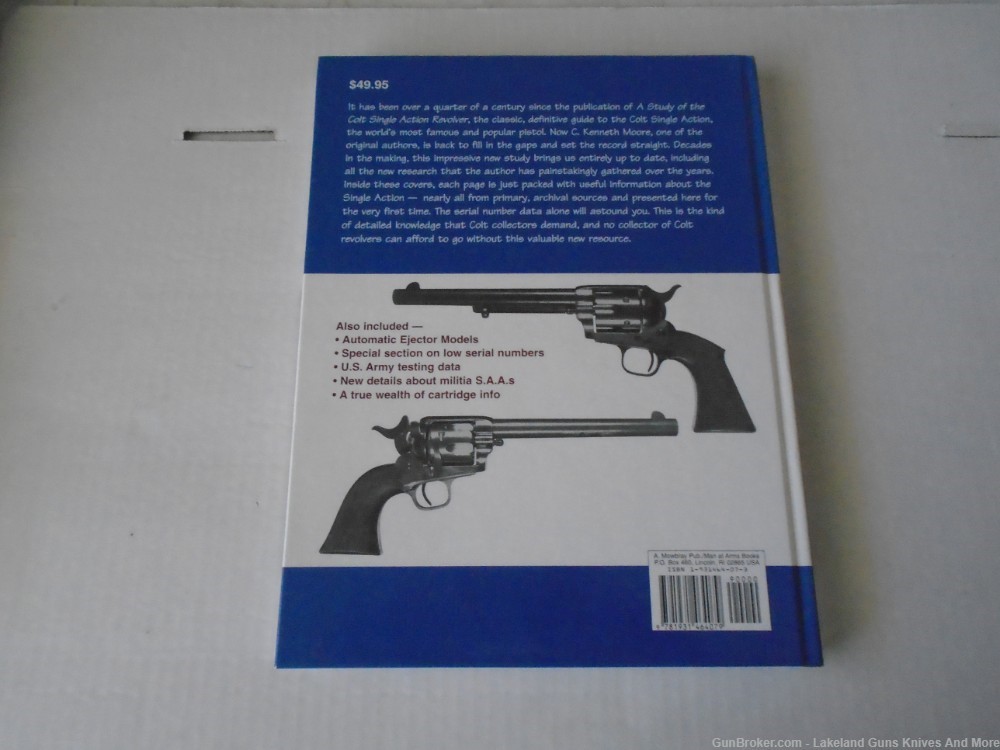 New Colt Single Action Army Revolver Study: New Discoveries Hardcover Book!-img-7