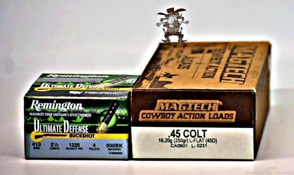 45 LC Long Colt/410 Rem ULTIMATE DEFENSE Buck 2.5" + Mag Tech 45LC COMBO-img-2