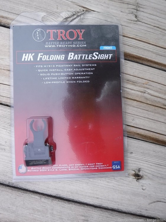 Troy HK style folding Battle Sight NEW in package-img-0