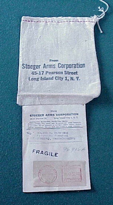 Original 1950's Stoeger Arms Early Parts Bag-img-0