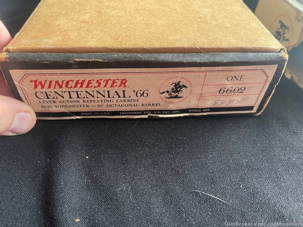 EARLY Winchester Model 94 Centennial 66 Commemorative Lever Saddle-Ring-img-0