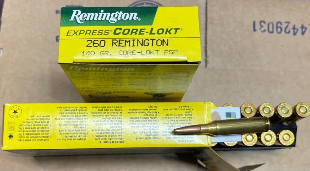 Remington.260 Rem. Soft Point 140gr. -img-0