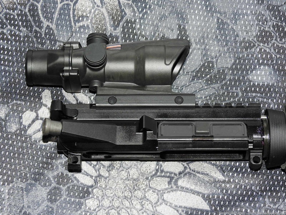AR-15/ M16 20" Complete Billet Upper Receiver w 4x32mm Fiber Optic Scope-img-6