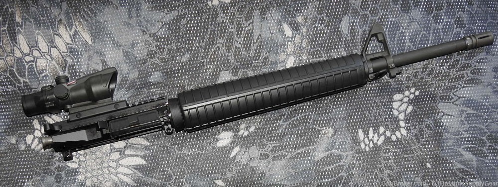 AR-15/ M16 20" Complete Billet Upper Receiver w 4x32mm Fiber Optic Scope-img-0