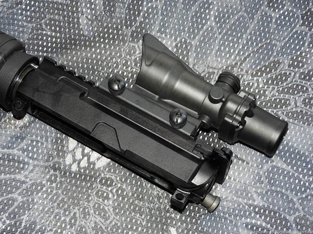 AR-15/ M16 20" Complete Billet Upper Receiver w 4x32mm Fiber Optic Scope-img-4