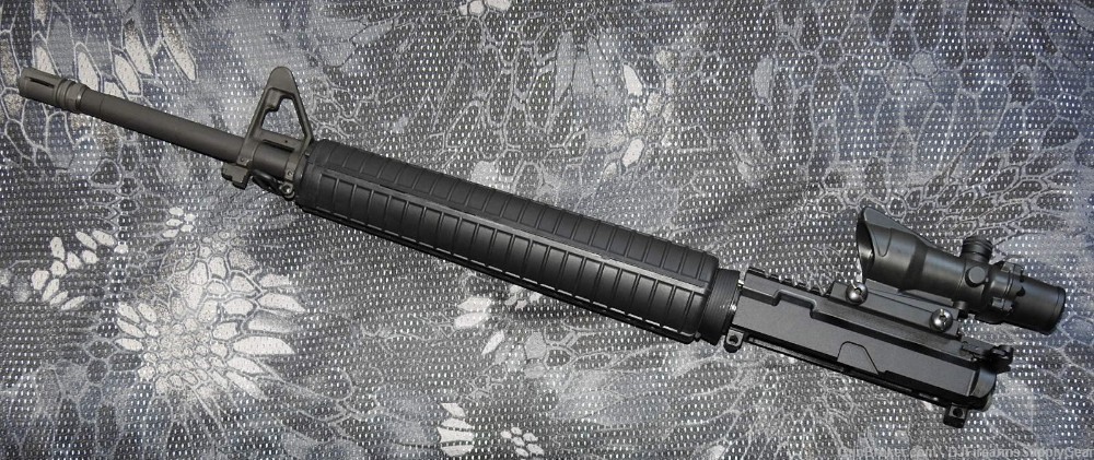 AR-15/ M16 20" Complete Billet Upper Receiver w 4x32mm Fiber Optic Scope-img-1