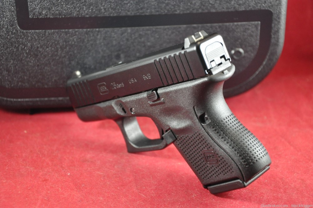 Glock G265FSUS G26 Gen5 9mm 3.43" 10+1 Black Steel Front Serrations Slide  -img-5