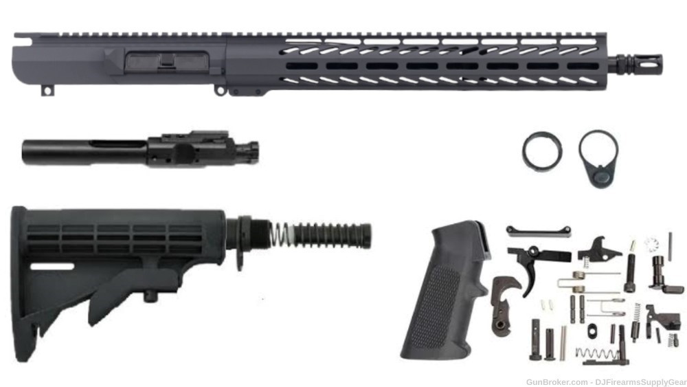 LR-308 DPMS Pattern 308 Billet Sniper Gray Complete 16" Rifle Kit SALE!!-img-0
