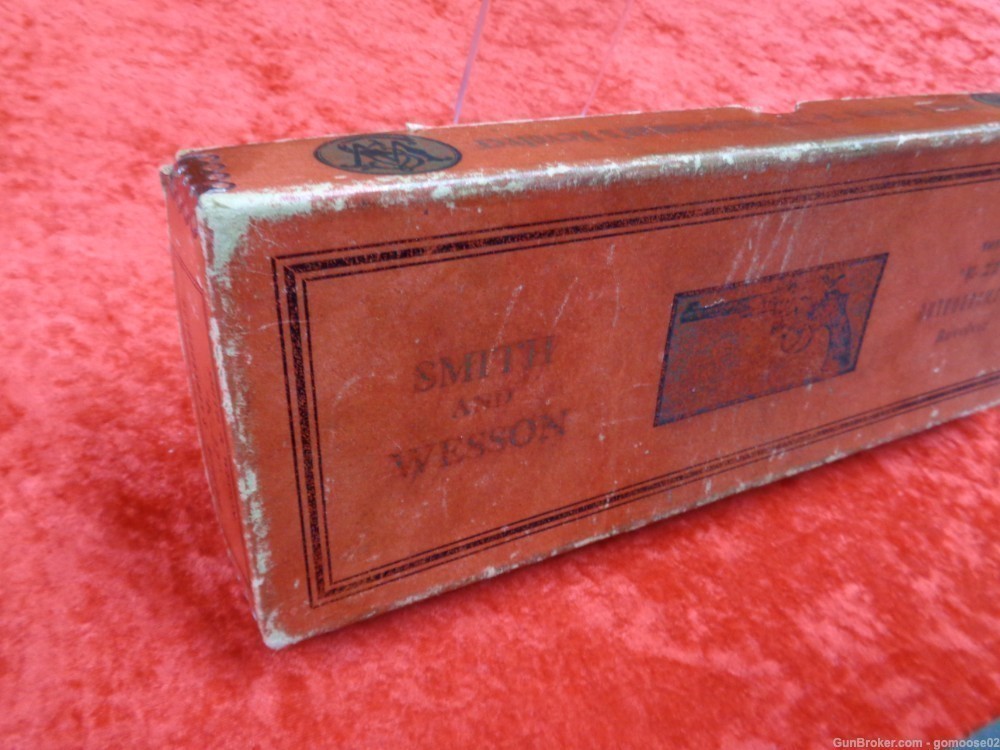RARE S&W Red Picture Box K22 Smith Wesson K 22 PRE WAR Outdoorsman WE TRADE-img-2