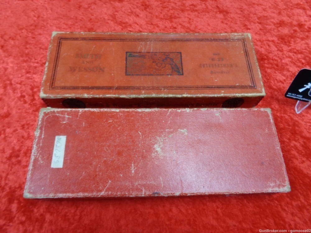 RARE S&W Red Picture Box K22 Smith Wesson K 22 PRE WAR Outdoorsman WE TRADE-img-18