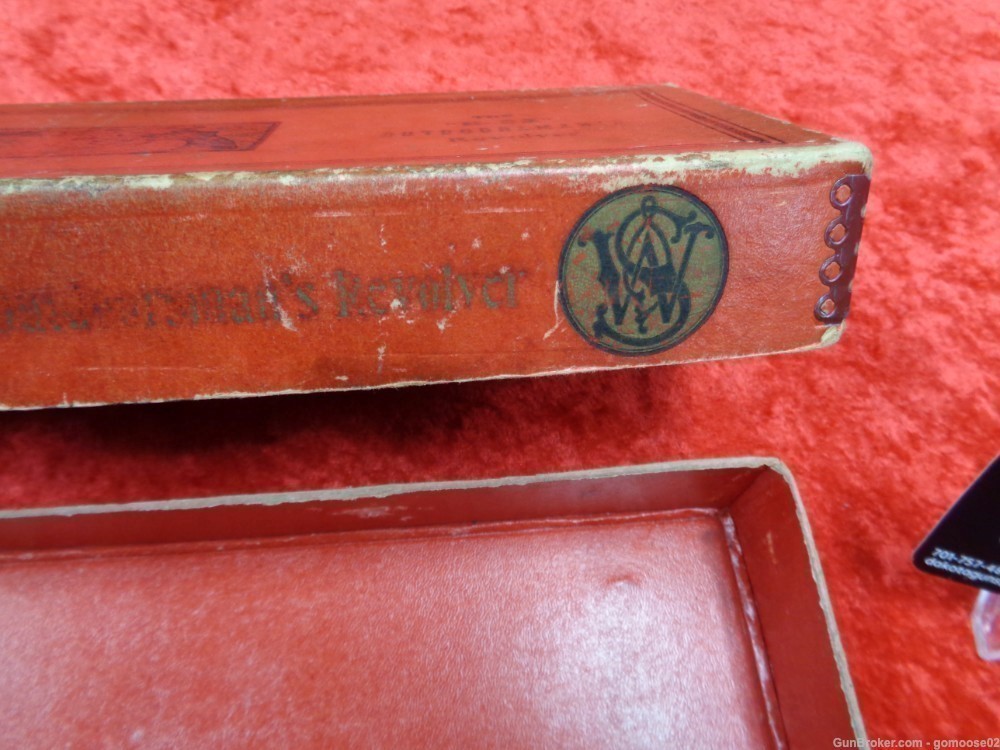 RARE S&W Red Picture Box K22 Smith Wesson K 22 PRE WAR Outdoorsman WE TRADE-img-5
