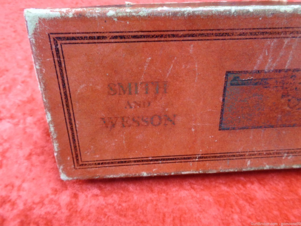 RARE S&W Red Picture Box K22 Smith Wesson K 22 PRE WAR Outdoorsman WE TRADE-img-3