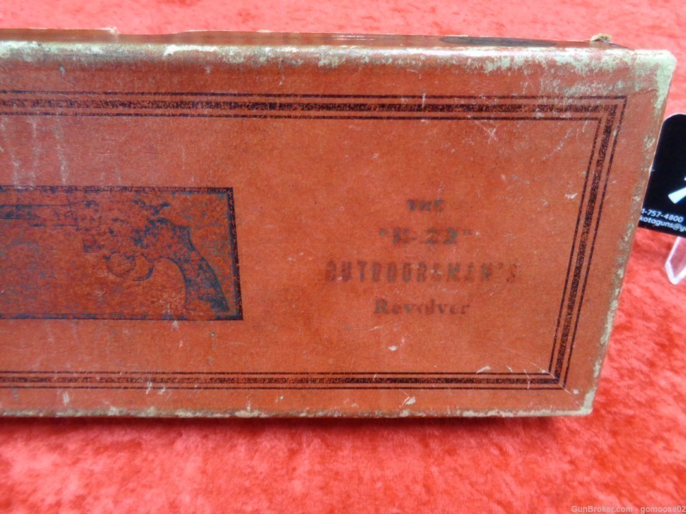 RARE S&W Red Picture Box K22 Smith Wesson K 22 PRE WAR Outdoorsman WE TRADE-img-4
