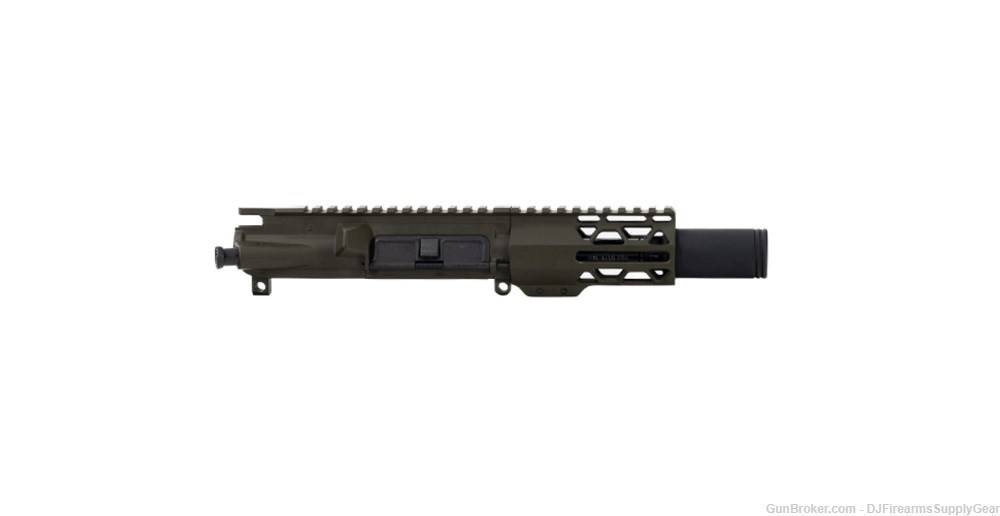 AR-15 / AR9 4.5" Complete Upper Receiver w Extd Flash Can & MAGPUL Finish-img-0