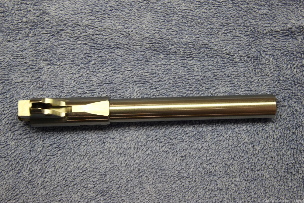 1911 match grade 6" stainless barrel, 9mm gunsmith fit, Wilson Nowlin ramp-img-11