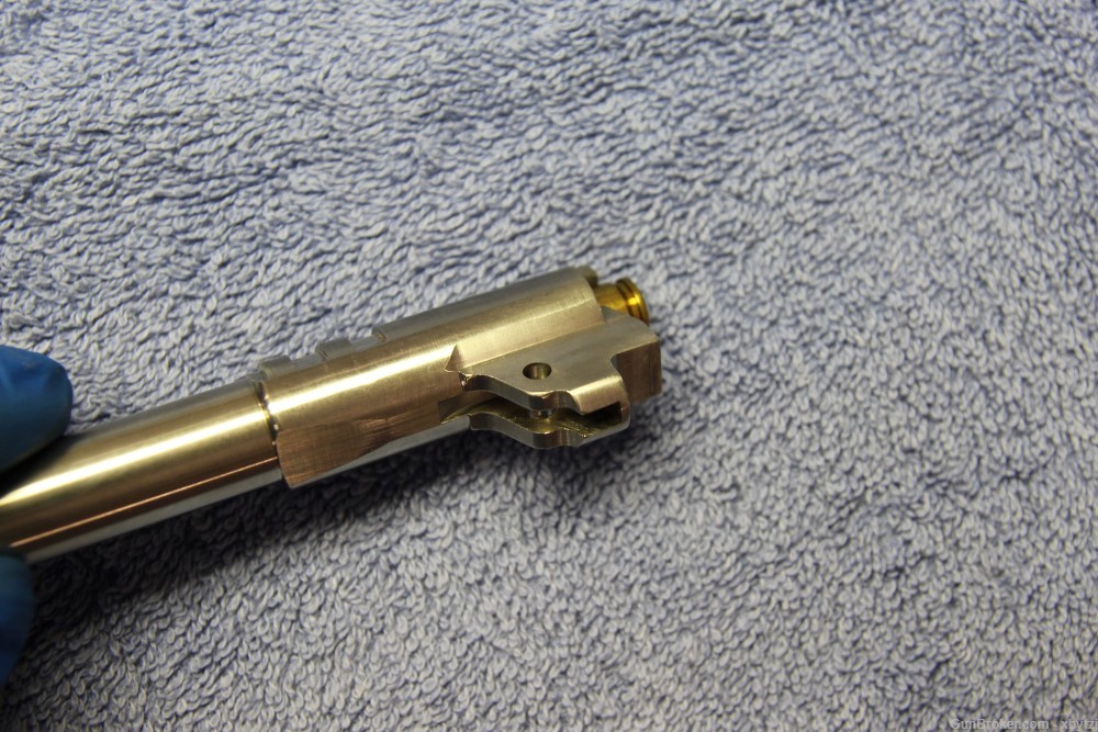 1911 match grade 6" stainless barrel, 9mm gunsmith fit, Wilson Nowlin ramp-img-7