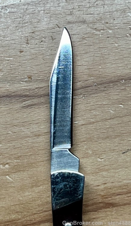 Buck 705 Amigo / Pony Pre-1986 Rosewood Handle 2-blade Pen Knife-img-7