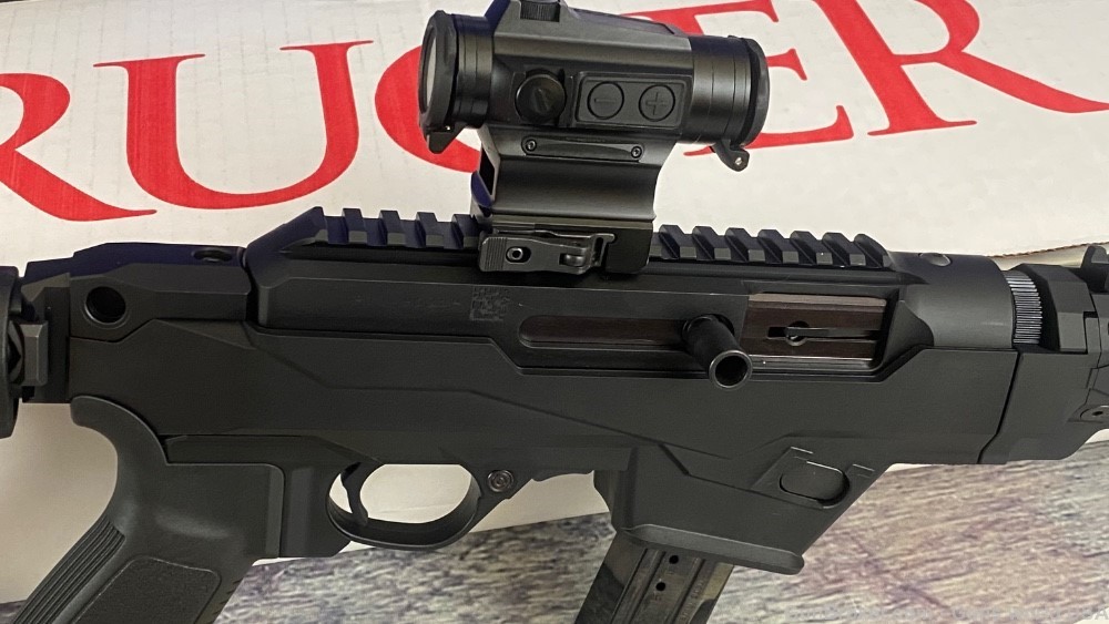 Ruger pistol caliber carbine PC 9mm with a Holosun red dot -img-11