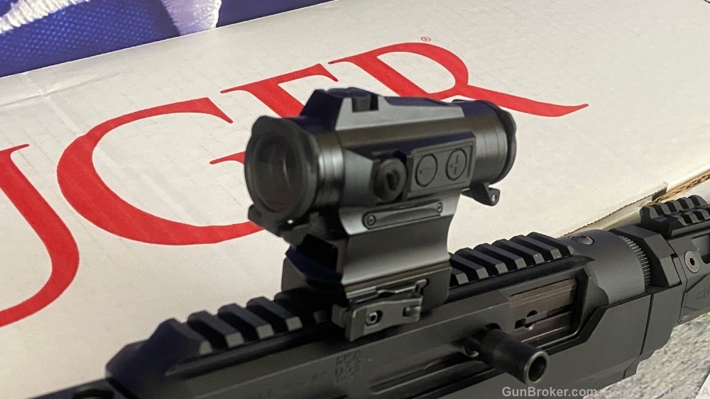 Ruger pistol caliber carbine PC 9mm with a Holosun red dot -img-12
