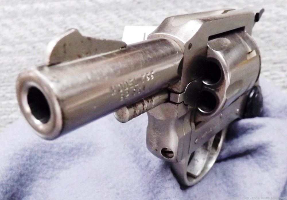 H&R .32 S&W Long Revolver 733 Nickel 2 1/2” 6 Shot 1972 C&R CA OK VG -img-1