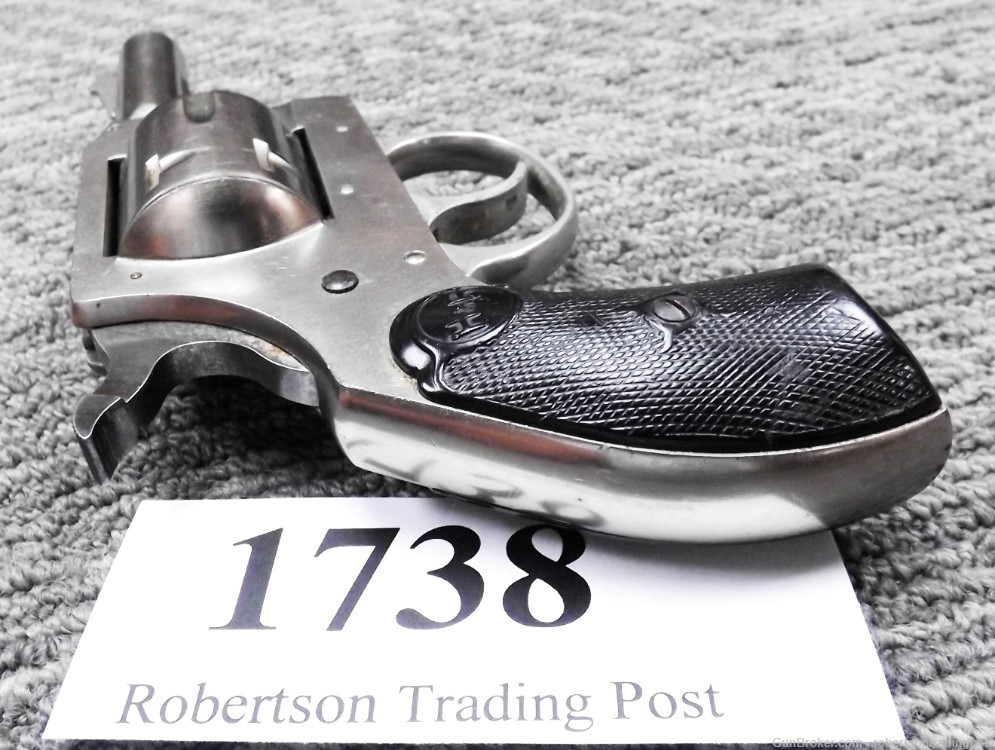 H&R .32 S&W Long Revolver 733 Nickel 2 1/2” 6 Shot 1972 C&R CA OK VG -img-13