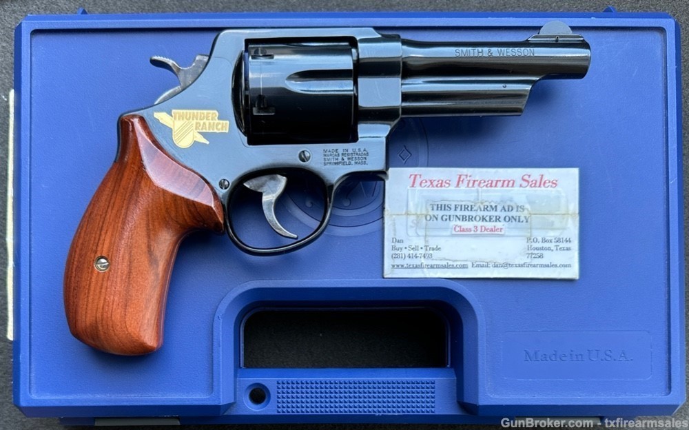 S&W 21-4 .Thunder Ranch 44 SPL, 4", with Original Box and Display Case-img-1