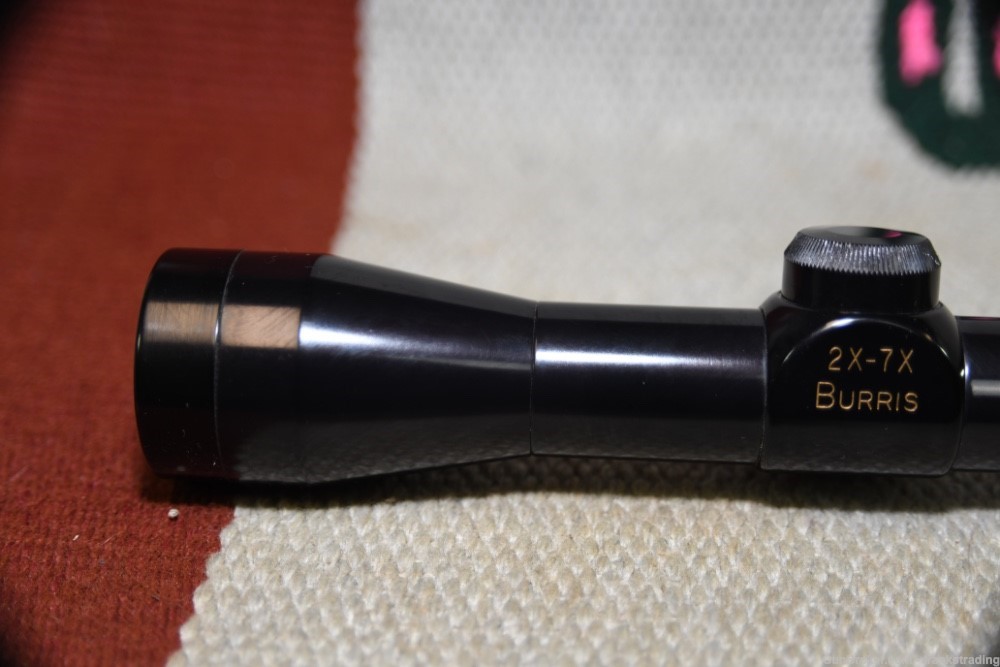 Burris Rifle scope Gloss black 2x7 32MM Super Condition-img-3