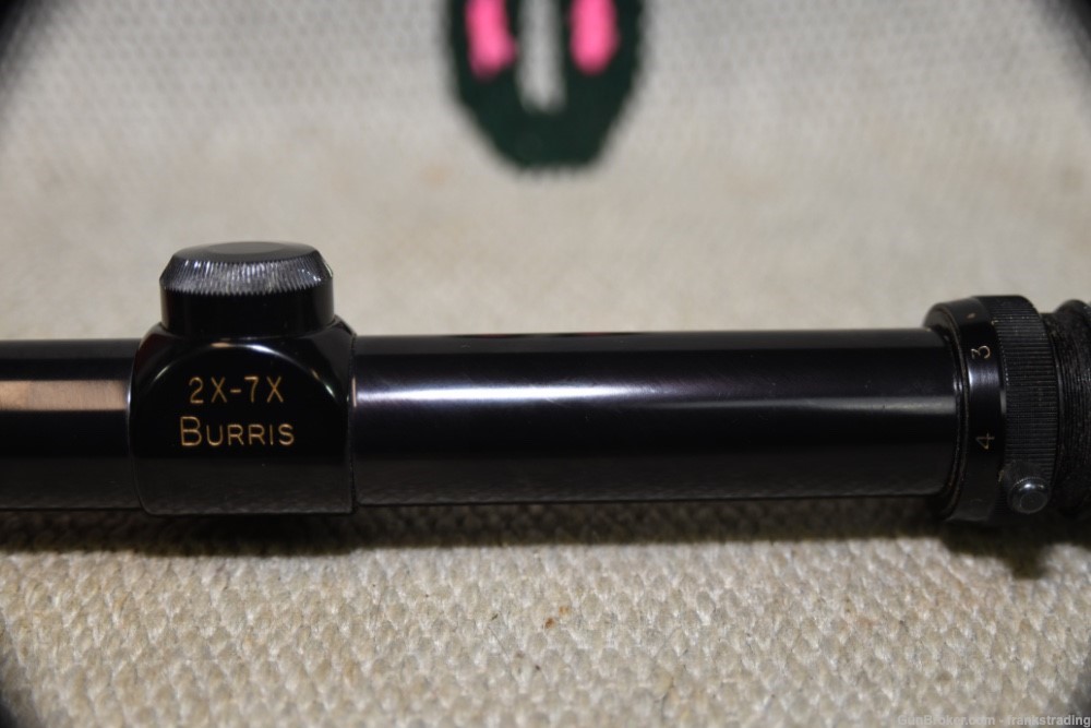 Burris Rifle scope Gloss black 2x7 32MM Super Condition-img-2