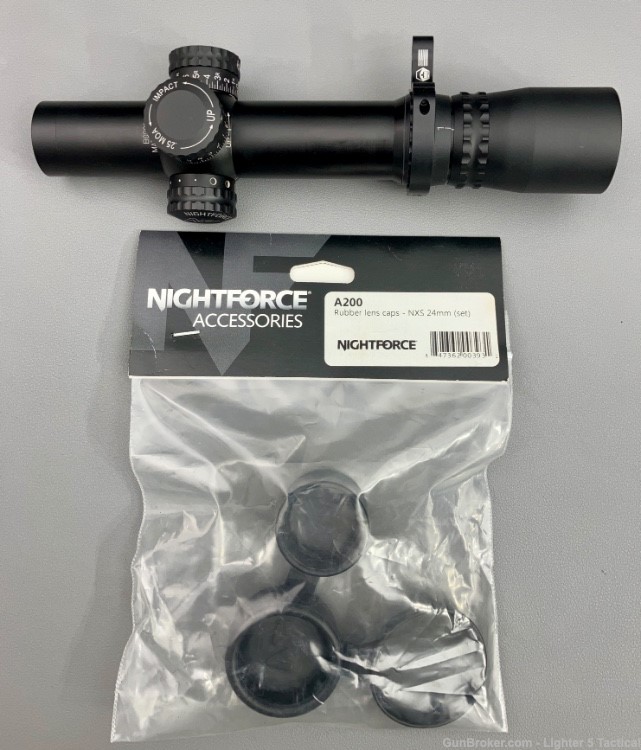 Nightforce NXS, 1-4x24, Target Turrets, 1/4MOA, 30mm tube, FC-3G Reticle-img-12