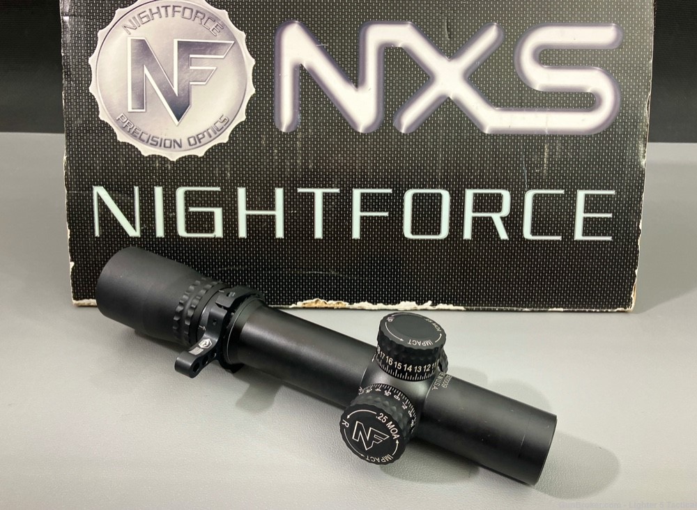 Nightforce NXS, 1-4x24, Target Turrets, 1/4MOA, 30mm tube, FC-3G Reticle-img-1
