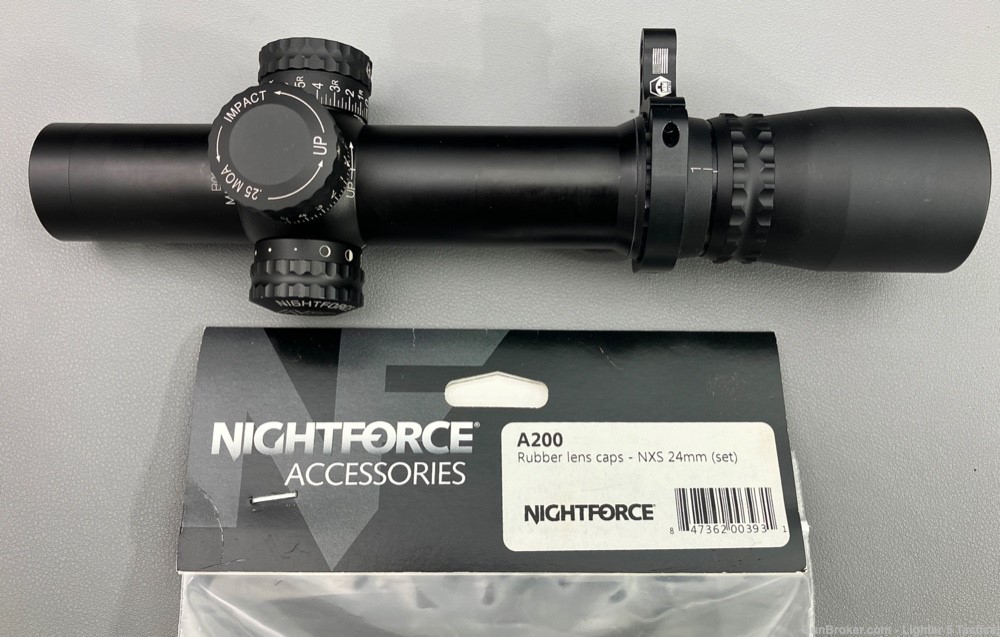 Nightforce NXS, 1-4x24, Target Turrets, 1/4MOA, 30mm tube, FC-3G Reticle-img-13