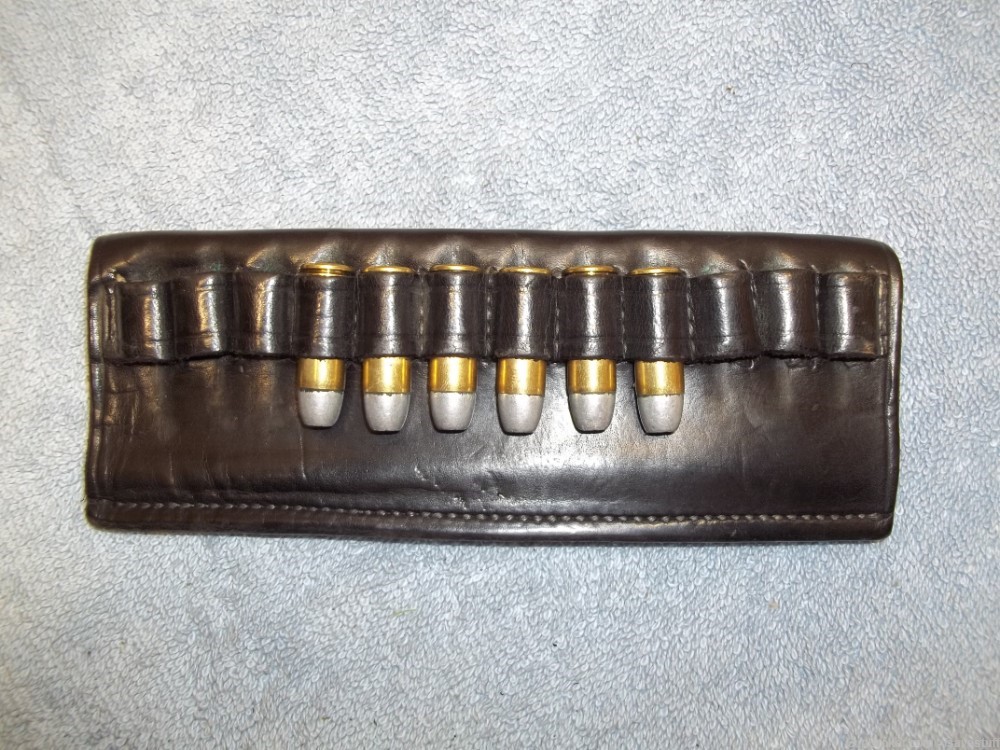 .44 Magnum .44 Special Smith & Wesson LOGO 12 round Belt Slide Ammo Carrier-img-0