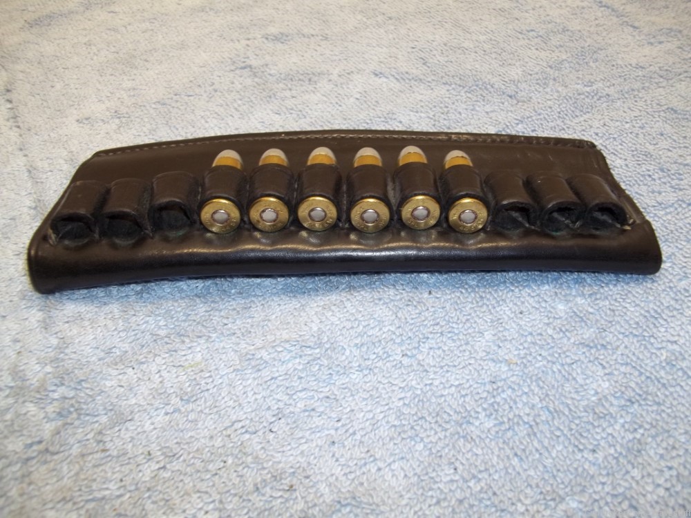 .44 Magnum .44 Special Smith & Wesson LOGO 12 round Belt Slide Ammo Carrier-img-2