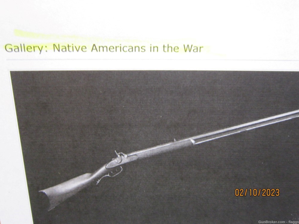 PERCUSSION HAWKEN STYLE ORIGINAL TRAIL OF TEARS TREATY RIFLE  BY  J. HENRY-img-25
