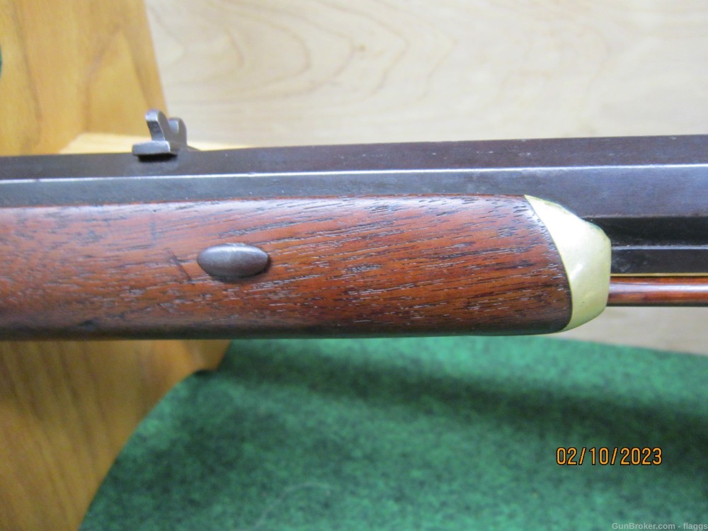 PERCUSSION HAWKEN STYLE ORIGINAL TRAIL OF TEARS TREATY RIFLE  BY  J. HENRY-img-4