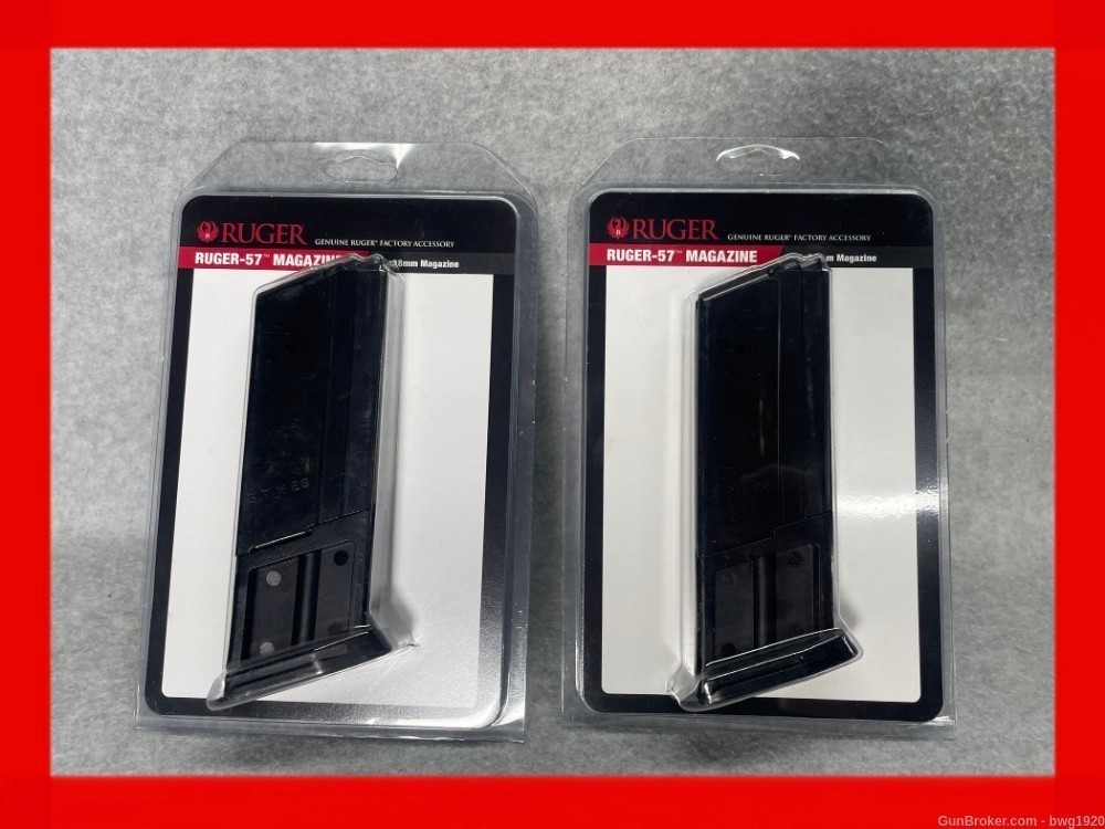 RUGER 57 Magazine 10 Round 5.7x28mm 90701 FACTORY 5.7 x 28 NEW 2 QTY-img-0