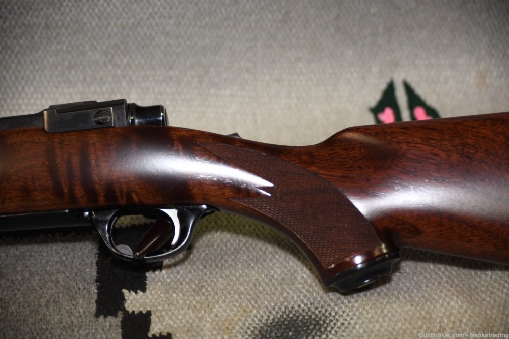 Ruger Model 77 rifle 338 Magnum 25 inch BBL with GREAT Wood.  1990's-img-2