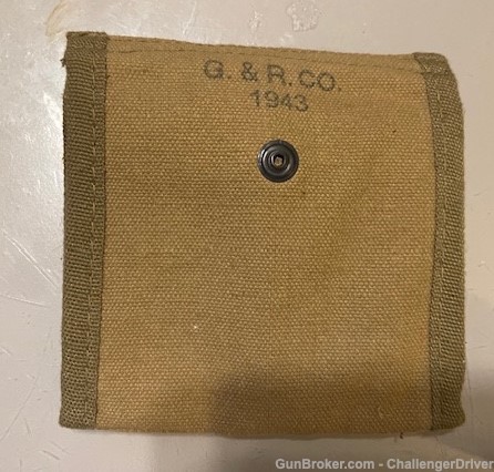 M1 Carbine Ammo Pouch Marked G&R CO. 1943. WWII-img-1
