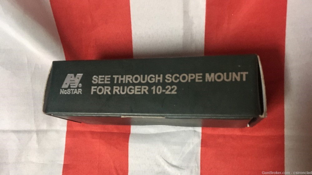 See Through Scope Mount for Ruger 10-22, nickel-img-0