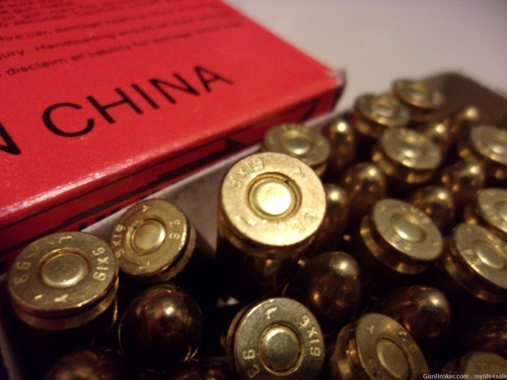 *THE LAST ONES*200 rds 9mm 124 grain FMJ Ball China "LY 93" 1993 NORINCO-img-2